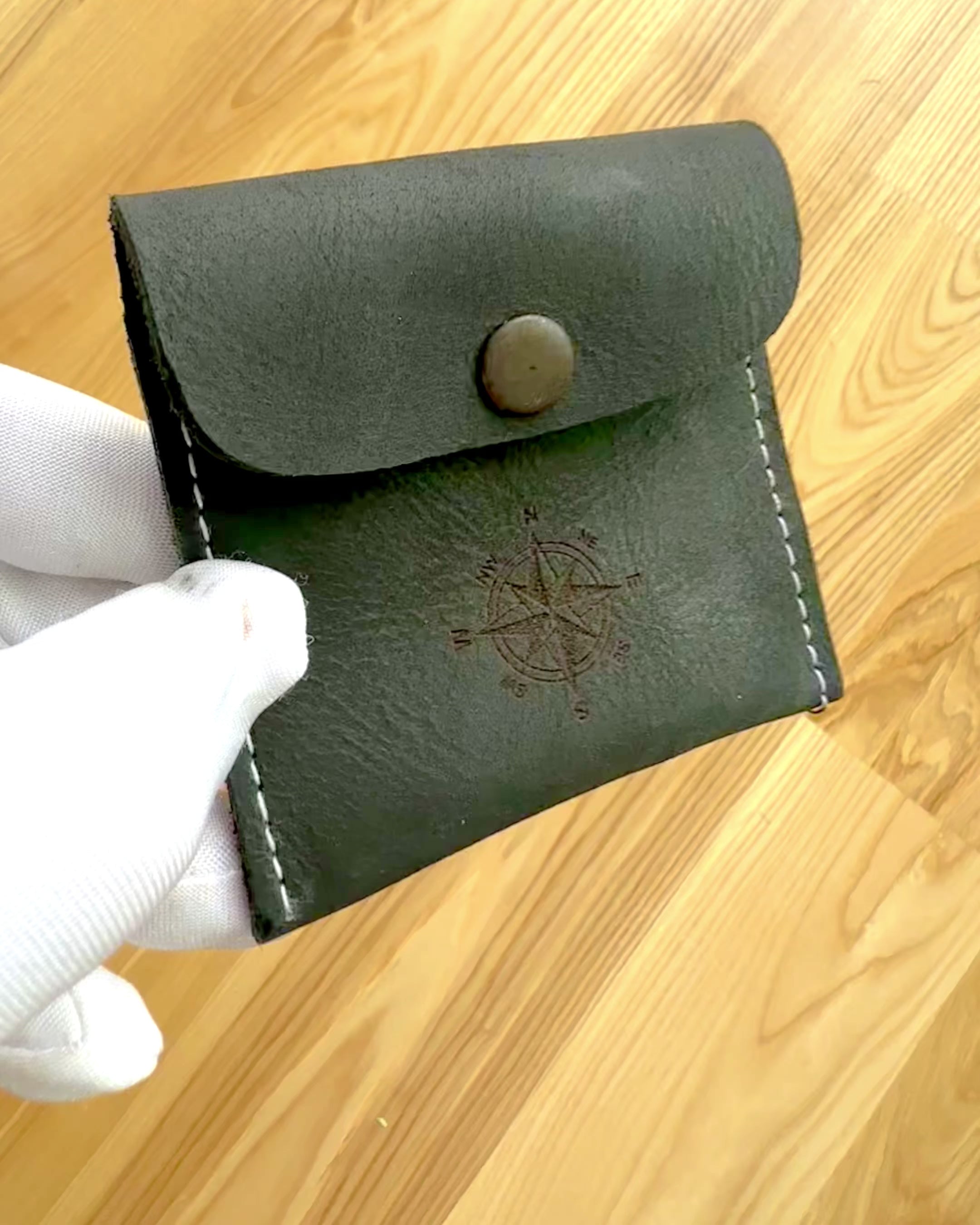 Etui voor zakhorloge of kompas Reiziger - mogelijkheid tot personaliseren met gravure