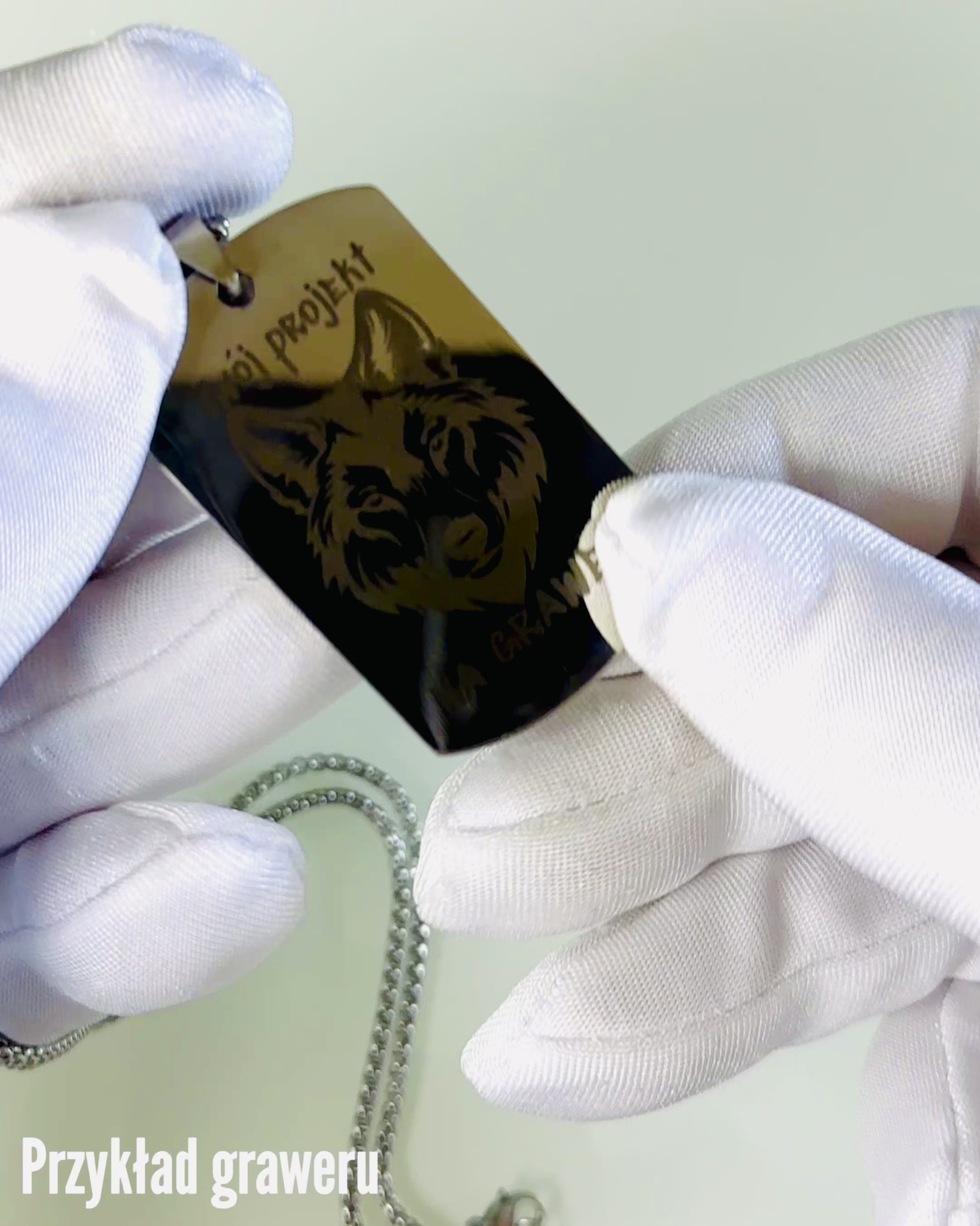 Militaire ID Sleutelhanger "Dog Tag" van Roestvrij Staal – Gepersonaliseerde Gravure