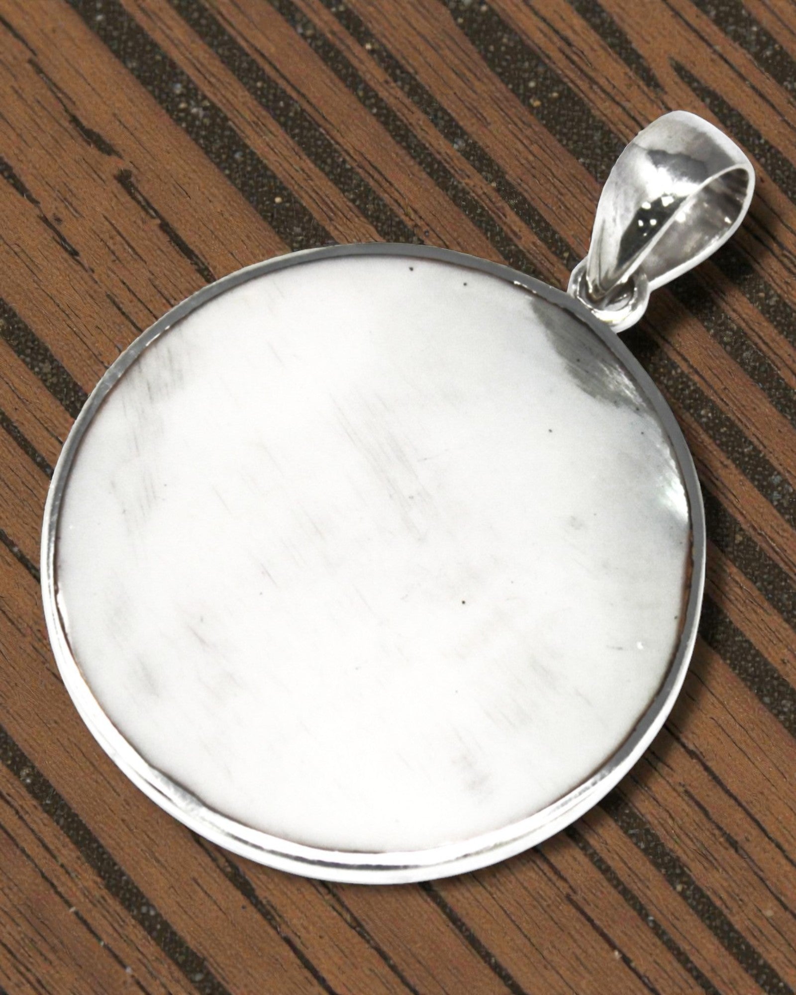 Zilveren hanger Levensboom 30 mm – Mother of Pearl Pure Light