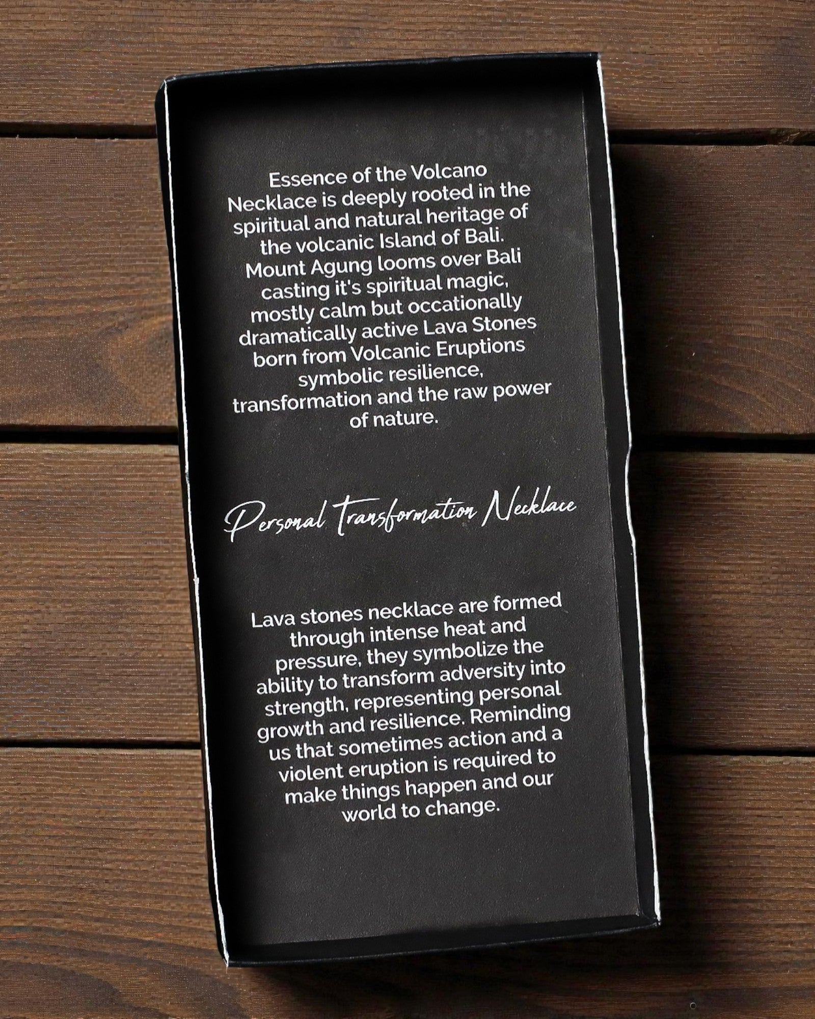 Ketting Essentie van de Vulkaan – Persoonlijke Transformatie