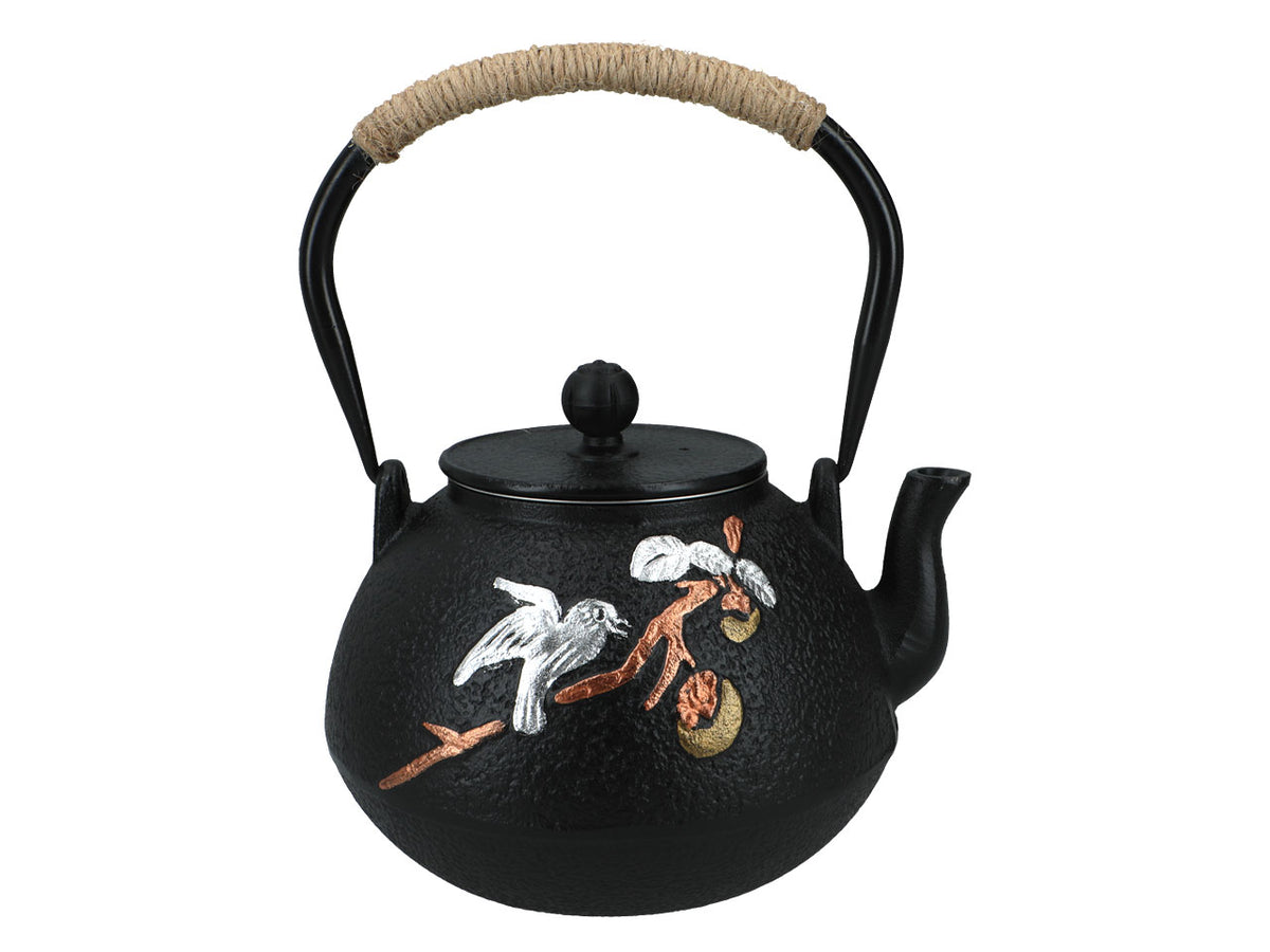 Gietijzeren theepot met geëmailleerde binnenzijde 1200ml met theezeef