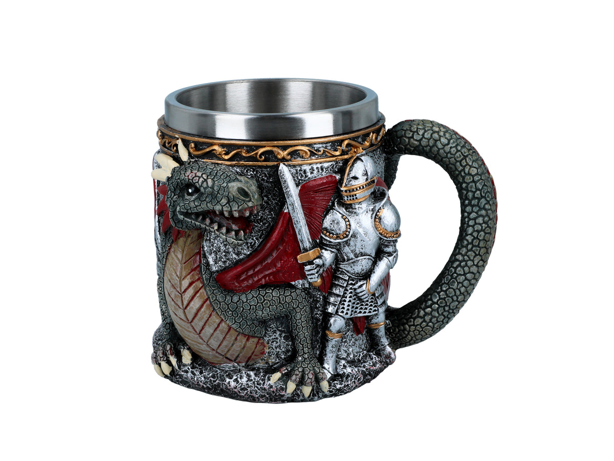 Decoratieve mok Erfgoed van de Ouden 450ml met mogelijkheid tot personalisatie met gravure, ideaal als cadeau, elegant ontwerp en unieke stijl