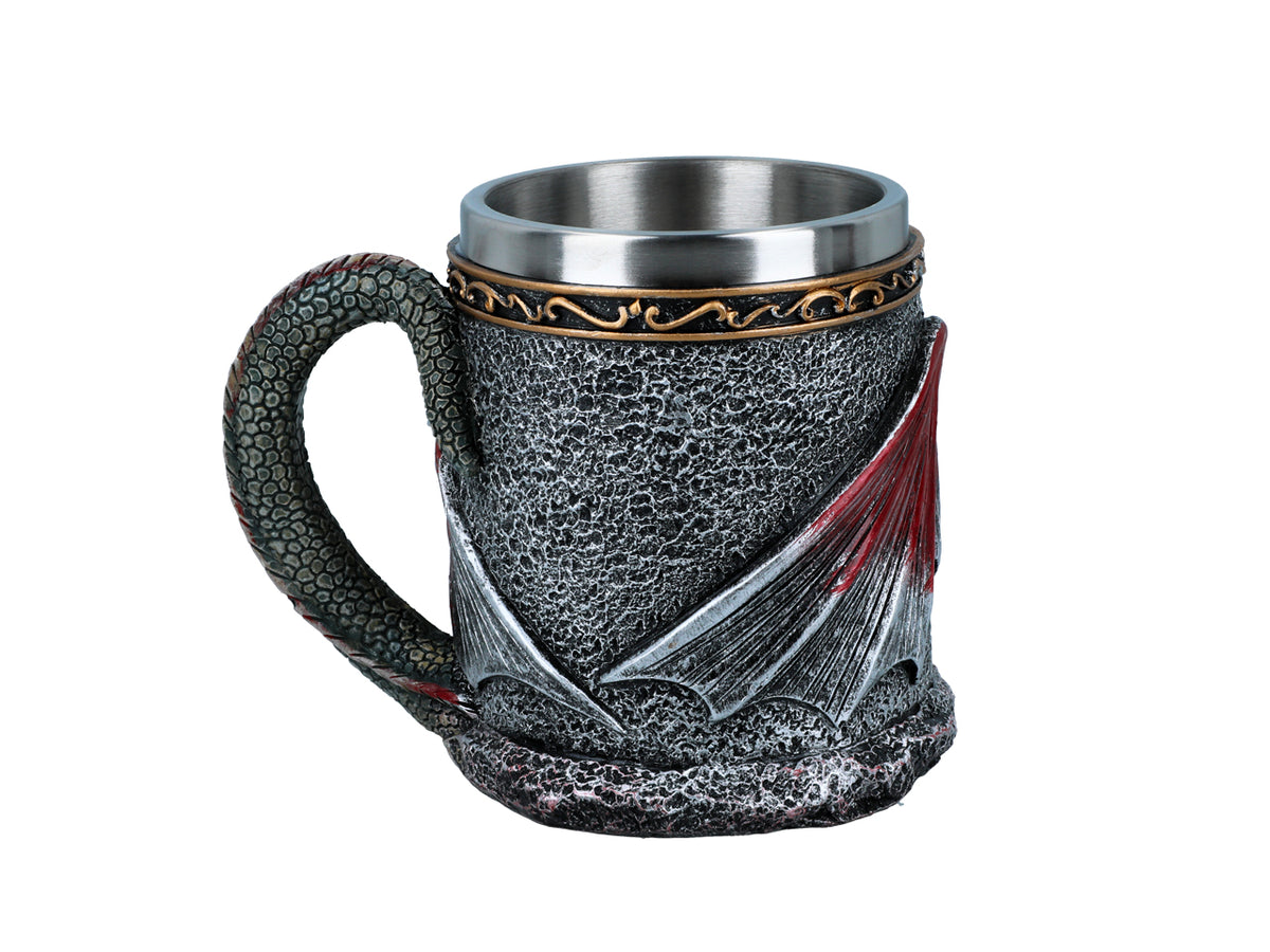 Decoratieve mok Erfgoed van de Ouden 450ml met mogelijkheid tot personalisatie met gravure, ideaal als cadeau, elegant ontwerp en unieke stijl