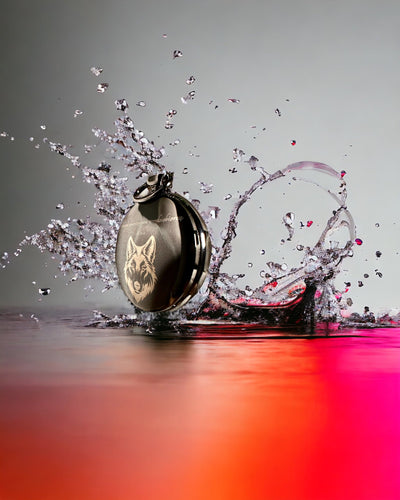 Klassieke Mechanische Zakhorloge met Dubbele Deksel – Handmatig, Zwart, personalisatie met gravure