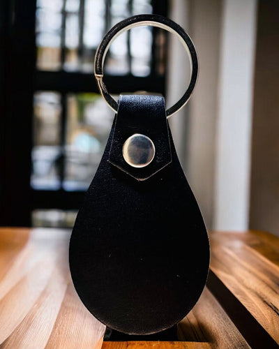 PU Leren Sleutelhanger met Personaliseerbare Gravure - Verkrijgbaar in 5 Kleuren