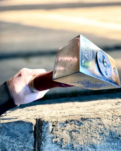 Mjölnir Hamer van de Skalds – 33 cm, Handgesmede Vikinghamer met Gravure-optie
