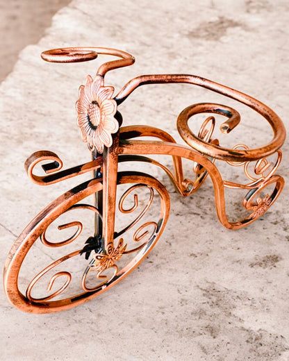 Fietswijnrek "WineCycle" - mogelijkheid tot personalisatie met gravure als cadeau