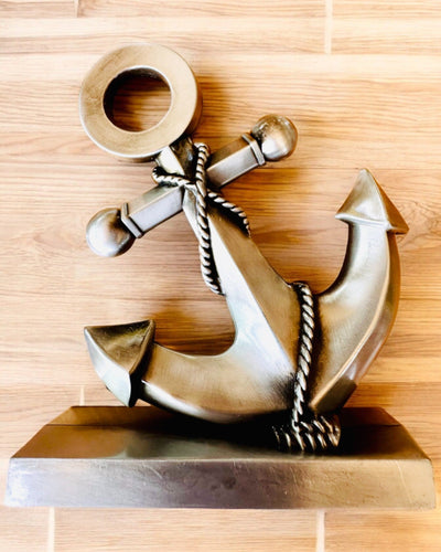 Decoratieve Aluminium Anker - Elegante Decoratie met Gravure Optie - 3 Kleuropties