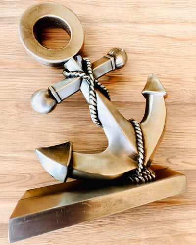 Decoratieve Aluminium Anker - Elegante Decoratie met Gravure Optie - 3 Kleuropties
