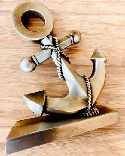 Decoratieve Aluminium Anker - Elegante Decoratie met Gravure Optie - 3 Kleuropties