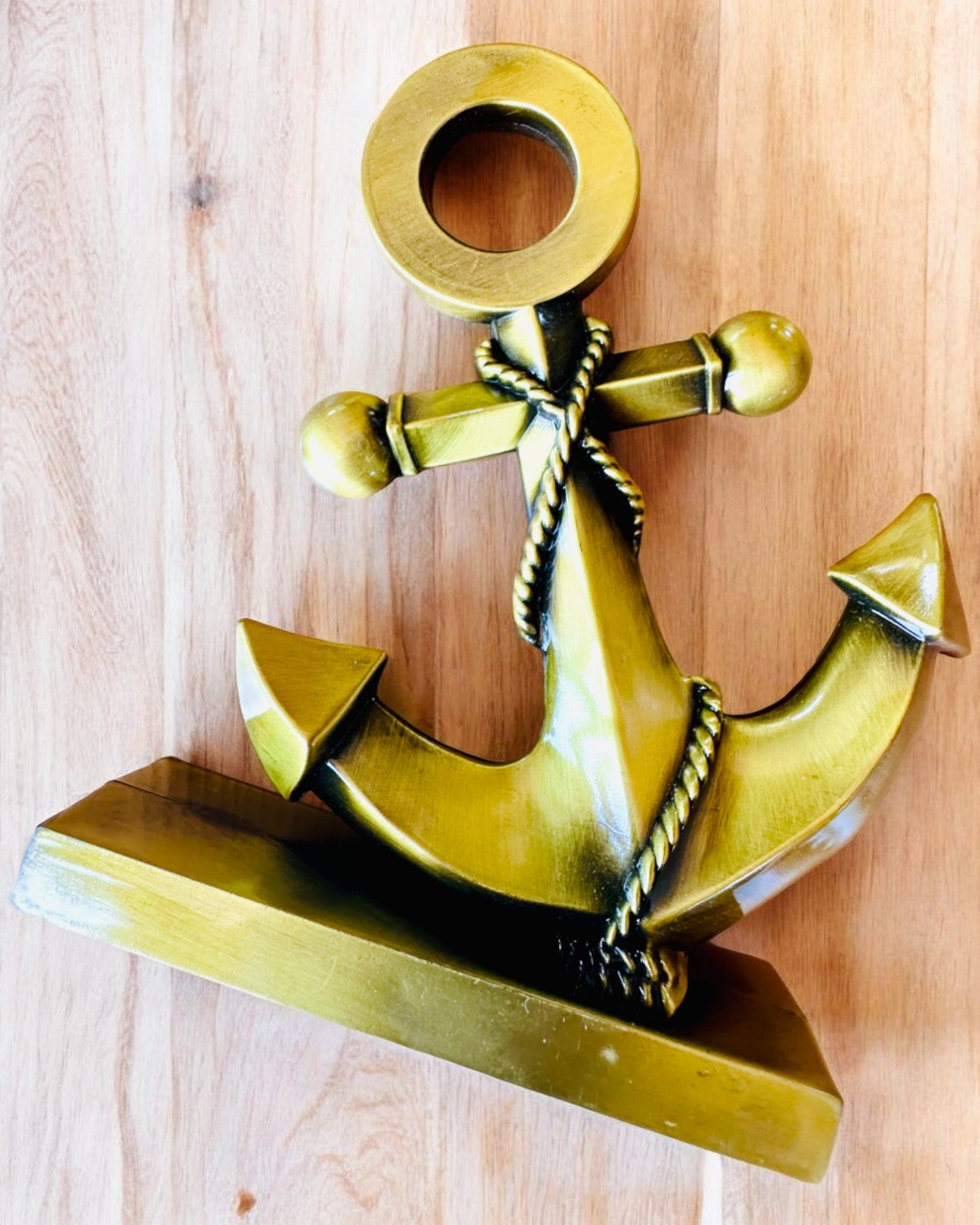 Decoratieve Aluminium Anker - Elegante Decoratie met Gravure Optie - 3 Kleuropties