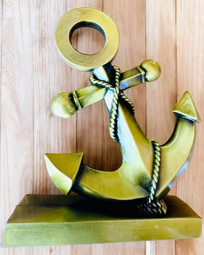 Decoratieve Aluminium Anker - Elegante Decoratie met Gravure Optie - 3 Kleuropties