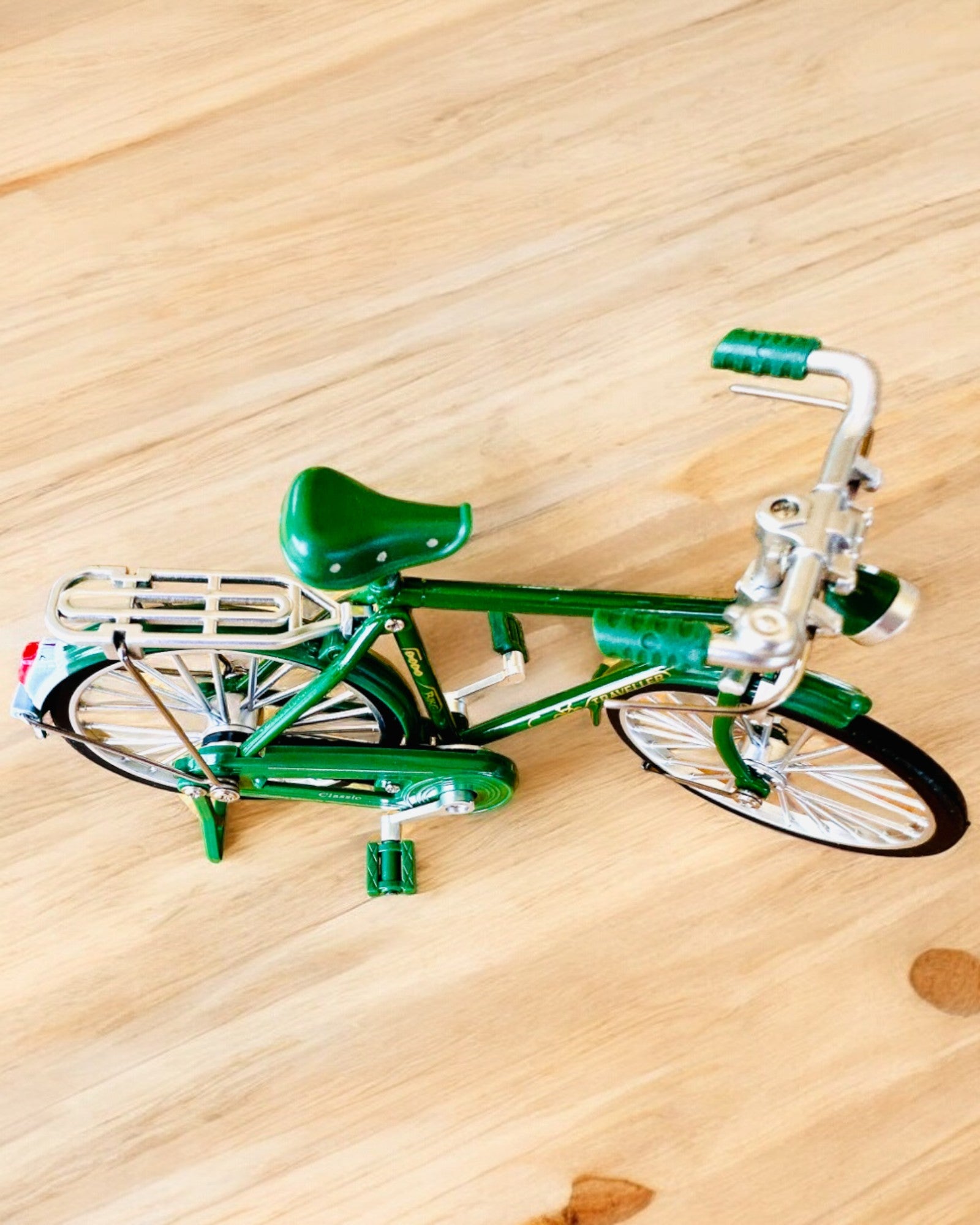 Model van de fiets "Retro Classic" - Miniatuur met Gravure, ideaal als cadeau