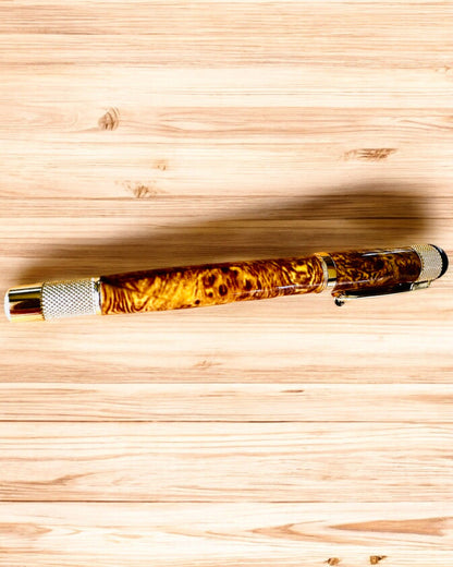 Elegante pen "Majestic" met personalisatiemogelijkheid als cadeau, 2 kleuropties om uit te kiezen