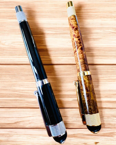Elegante pen "Majestic" met personalisatiemogelijkheid als cadeau, 2 kleuropties om uit te kiezen
