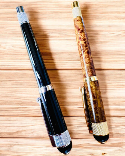 Elegante pen "Majestic" met personalisatiemogelijkheid als cadeau, 2 kleuropties om uit te kiezen