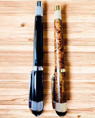 Elegante pen "Majestic" met personalisatiemogelijkheid als cadeau, 2 kleuropties om uit te kiezen