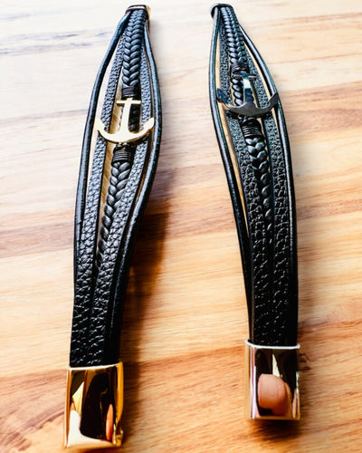 Herenarmband Anker van Elegantie met graveeroptie als cadeau