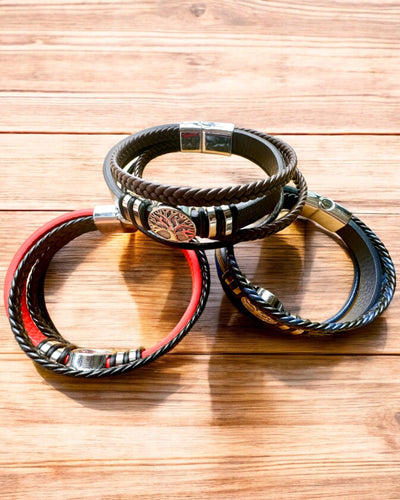Armband "Levensboom" met personalisatiemogelijkheid als cadeau, 3 kleuropties