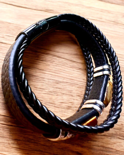 Armband "Tijgeroog" met personalisatiemogelijkheid als cadeau