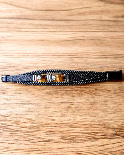 Armband "Tijgeroog" met personalisatiemogelijkheid als cadeau