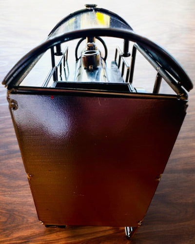 Locomotief van ijzer "Retro Express" – decoratie, model, handgemaakt met de mogelijkheid tot graveren als cadeau