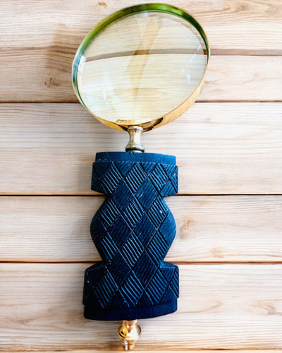 Grote Retro Vergrootglas, mogelijkheid tot personalisatie als cadeau met gravure - varianten om uit te kiezen