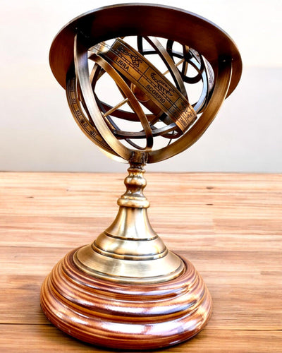 Astrolabium Artis 2 - 30 cm hoog, Handgemaakt met Gravure Optie, decoratie voor kantoor, premium