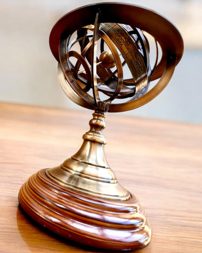 Astrolabium Artis 2 - 30 cm hoog, Handgemaakt met Gravure Optie, decoratie voor kantoor, premium