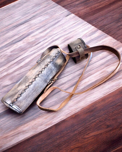 Premium Luneta "Voyager" met Gegraveerde Telescoop en Etui van Echt Leer, mogelijkheid tot personalisatie met gravure als cadeau