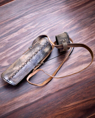 Premium Luneta "Voyager" met Gegraveerde Telescoop en Etui van Echt Leer, mogelijkheid tot personalisatie met gravure als cadeau