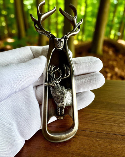 Flesopener Vintage Dieren - 7 varianten, personalisatie met gravure als cadeau