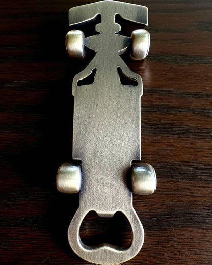 Flesopener Vintage Motorvoertuigen - 3 varianten, personalisatie met gravure als cadeau