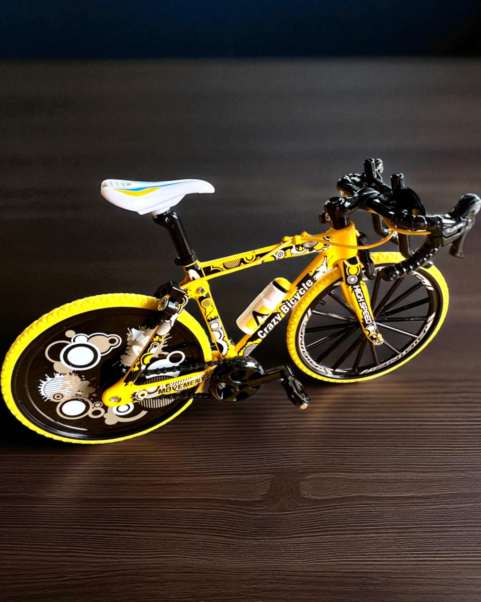 Miniatuurmodel metalen Fiets Collectorsitem "Speed Rider 1.2" – personalisatie met gravure als cadeau, 2 kleuropties