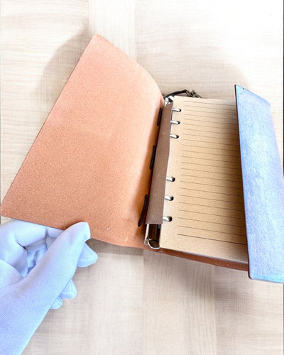 Vintage Memoire Notitieboek met gepersonaliseerde gravure - 3 ontwerpen om uit te kiezen, notitieboek als cadeau