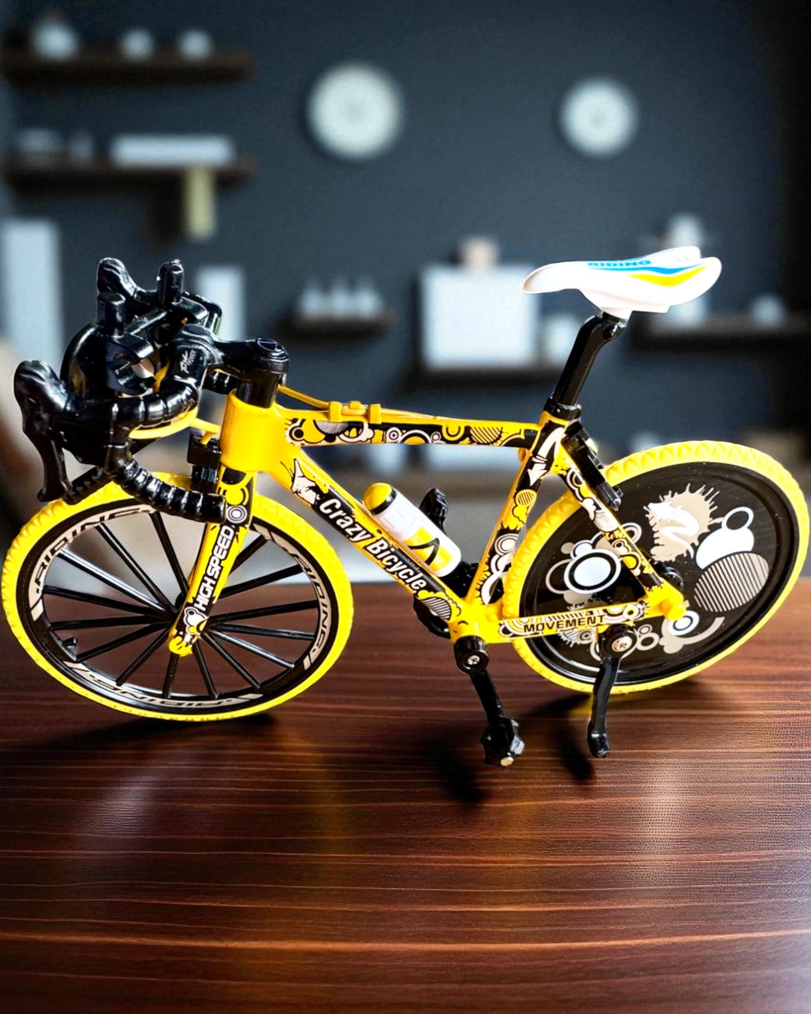 Miniatuurmodel metalen Fiets Collectorsitem "Speed Rider 1.2" – personalisatie met gravure als cadeau, 2 kleuropties