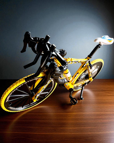 Miniatuurmodel metalen Fiets Collectorsitem "Speed Rider 1.2" – personalisatie met gravure als cadeau, 2 kleuropties