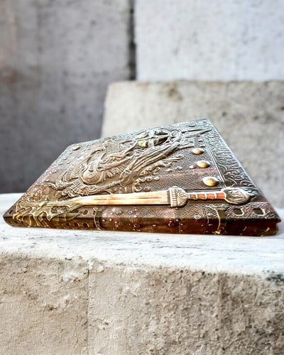 Kronika van de Strijder Notitieboek met Ridderthema, notitieboek met mogelijkheid tot personalisatie met gravure als cadeau