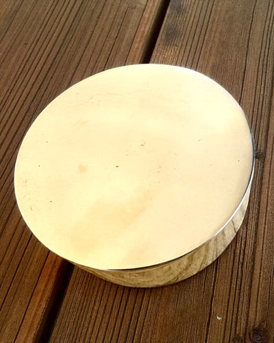 Zonnewijzer Kompas Voyager 7cm – messing zonnewijzer met kompas, personalisatie met gravure als cadeau