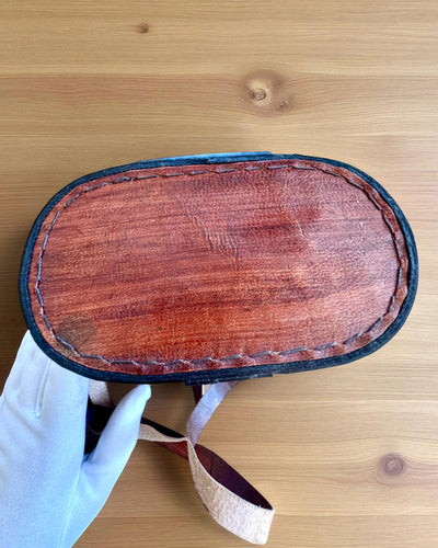 Verrekijker met leren etui Victorian's Eye, 11 cm Messing, Handgemaakt versierd, personalisatie met gravure als cadeau