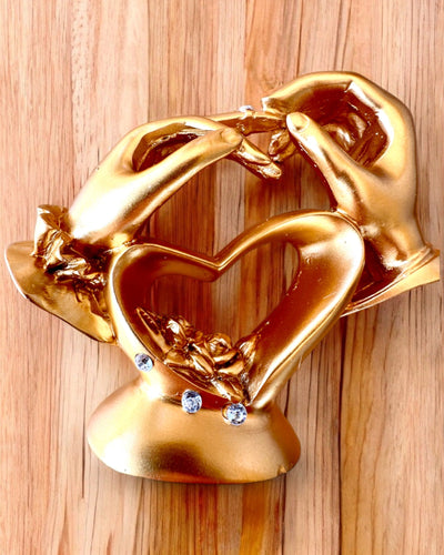 Beeldje "Touch of Love" 10 cm hoog, met Gravure Optie als cadeau