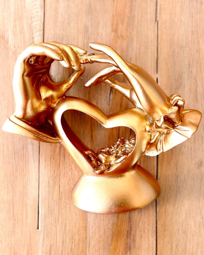 Beeldje "Touch of Love" 10 cm hoog, met Gravure Optie als cadeau