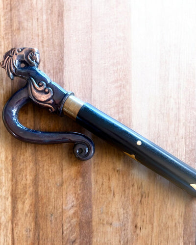 Wandelstok Drakenwachter – mogelijkheid tot personalisatie met gravure als cadeau