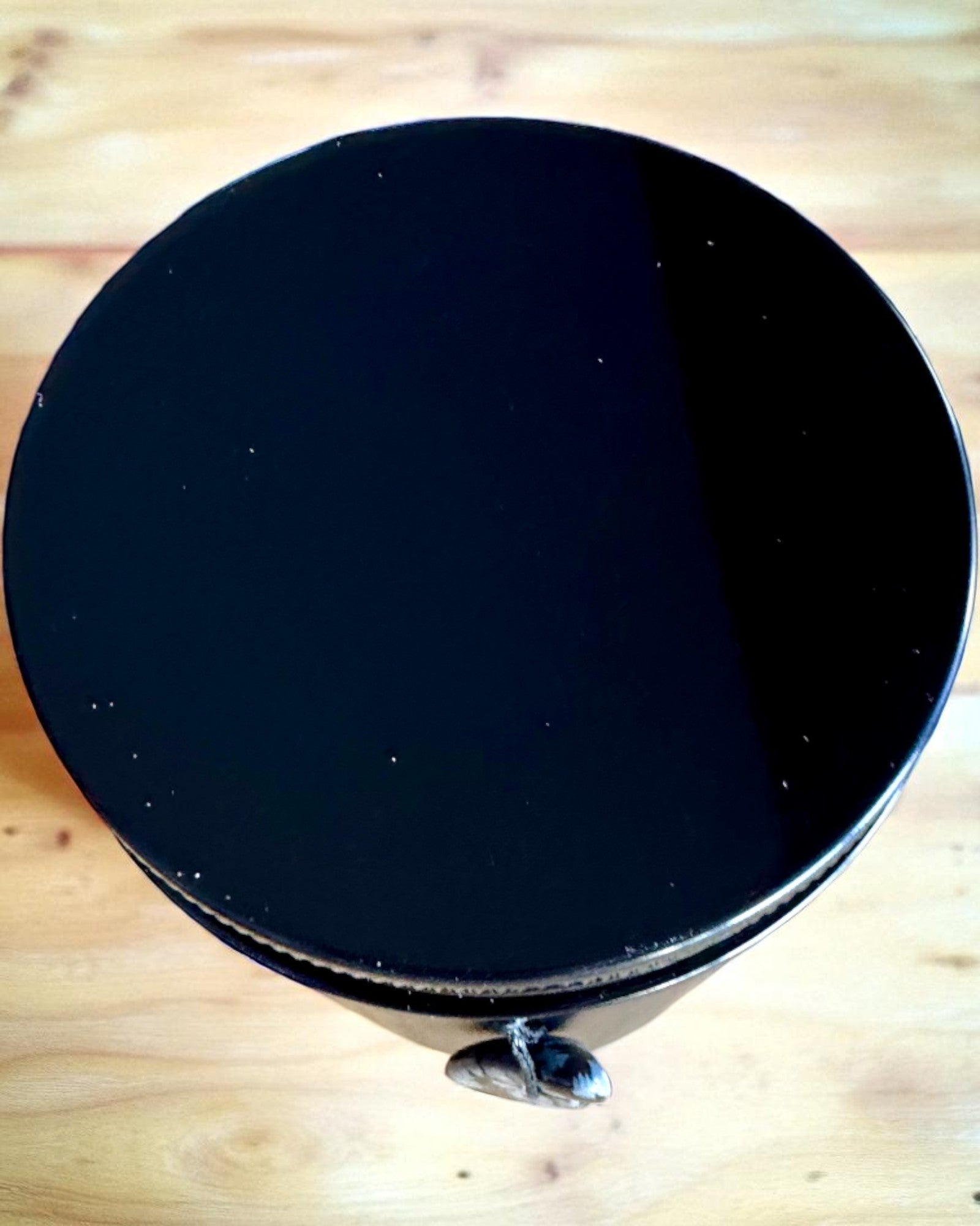 Intentionele sojakaars 250 ml met natuurlijke steen – kies uw energie: citrien of granaat, personalisatie met gravure als cadeau