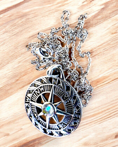 Amulet van Astrale Reizen – Zilveren Ketting met Gravure, personalisatie als cadeau
