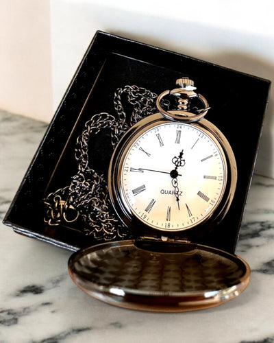 Elegante zakhorloge "Czasownik" met graveeroptie als cadeau