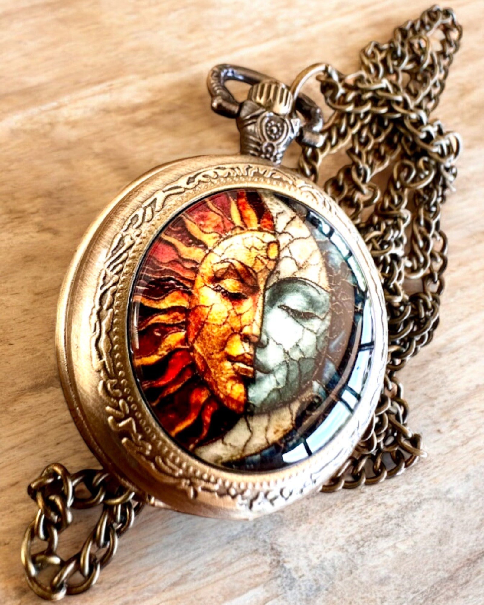 Elegante zakhorloge "Słoneczna Luminacja" met graveermogelijkheid als cadeau