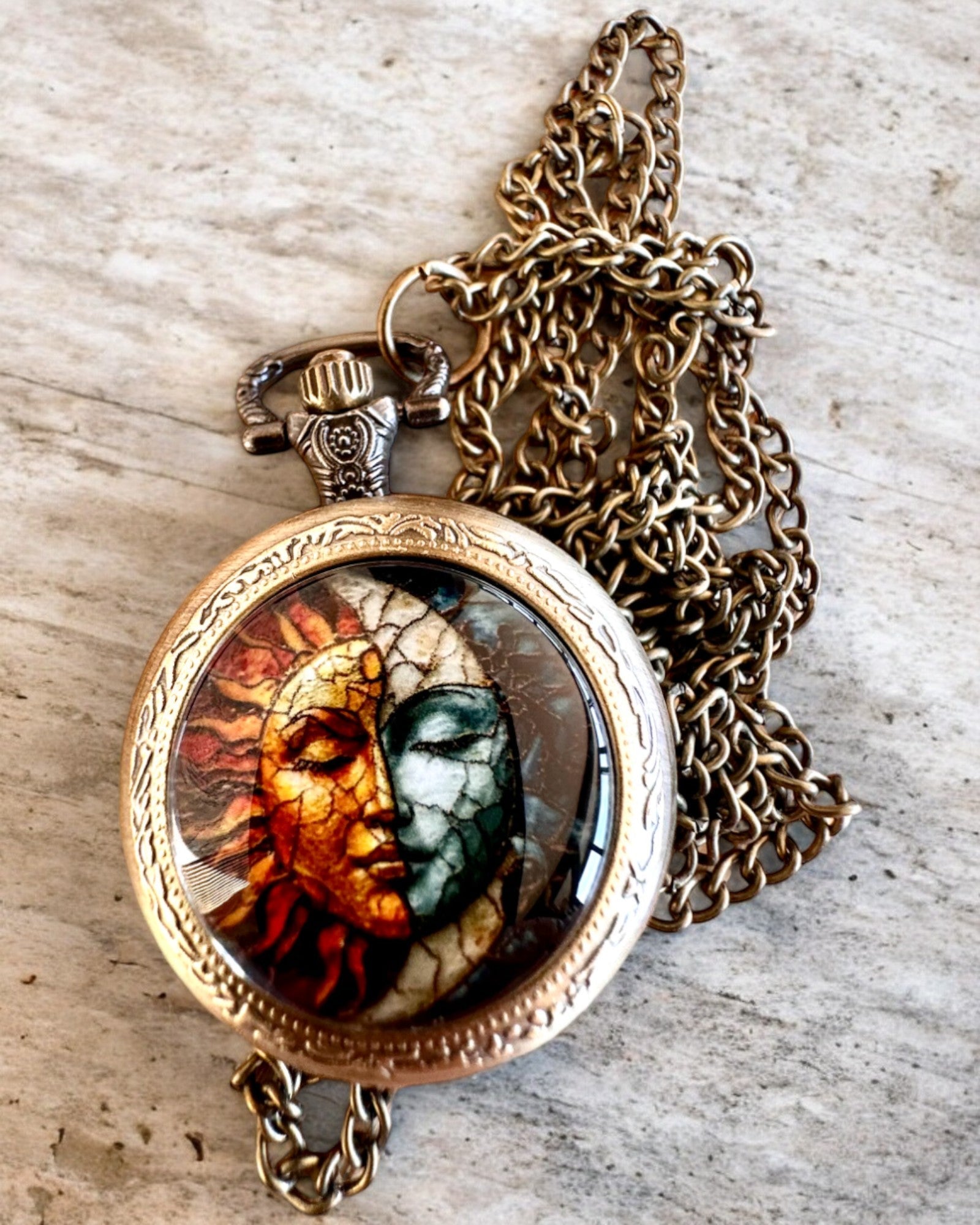 Elegante zakhorloge "Słoneczna Luminacja" met graveermogelijkheid als cadeau