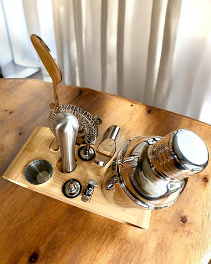 Barmanset "MixMaster Pro", mogelijkheid tot personalisatie met gravure als cadeau
