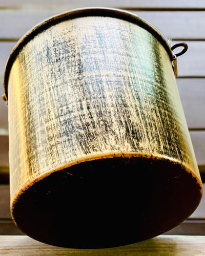 Stijlvolle Metalen Asbak "Rustic Charm" 19-23 cm hoog, 8 varianten beschikbaar, gravure op aanvraag